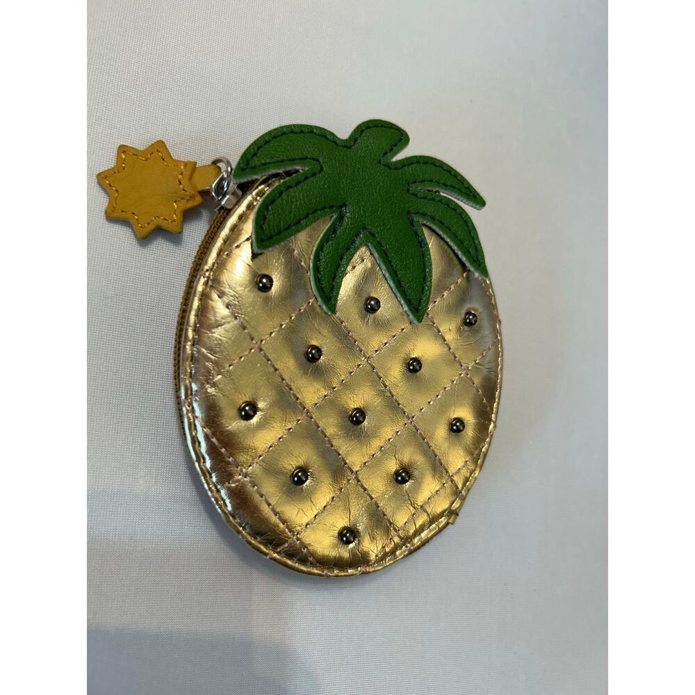 Relic by Fossil Gold Pineapple Coin Pouch‎ With Keychain